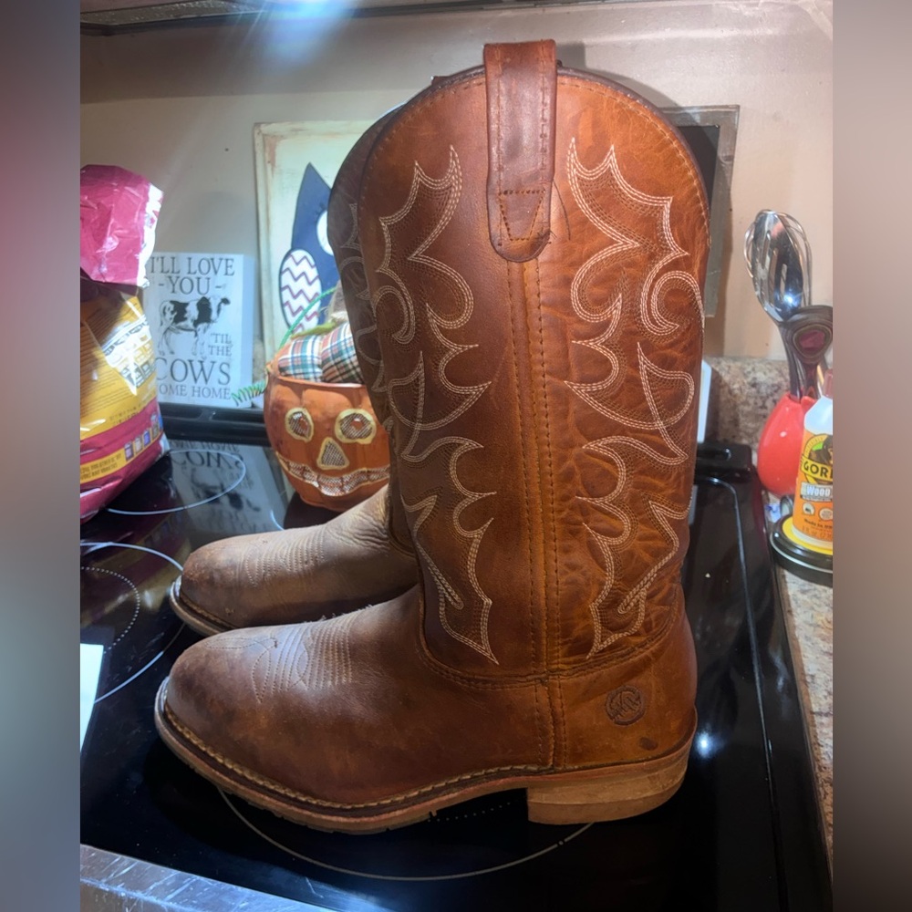 Double H Brown Western Boots